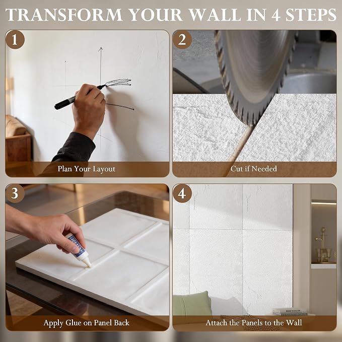 3D Faux Stone Wall Panels, Waterproof Stone Texture Panels - Image 5