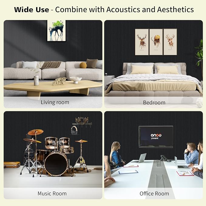Acoustic Panels, 5 Pack Sound Panels Noise Reducing - Image 5