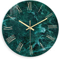Teal Glass Wall Clock Battery Operated 16 Inch Modern Clock by Constantplanet%E6%97%97%E8%88%B0%E5%BA%97