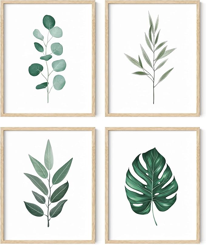 HAUS AND HUES Framed Botanical Wall Art by HausandHuesArtPrints