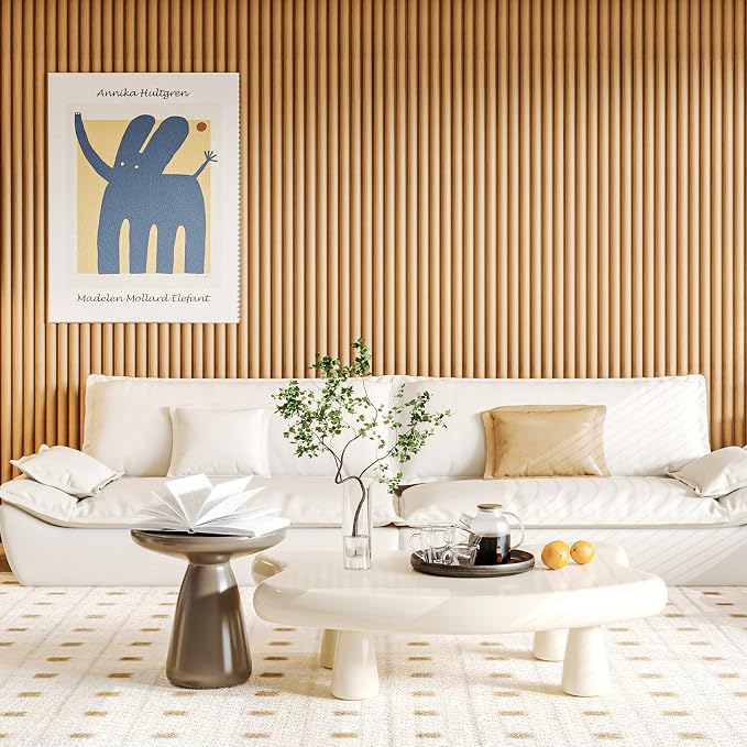 Art3d 4 Pc 96"x5.7" Wood Slat Wall Panel - Image 8