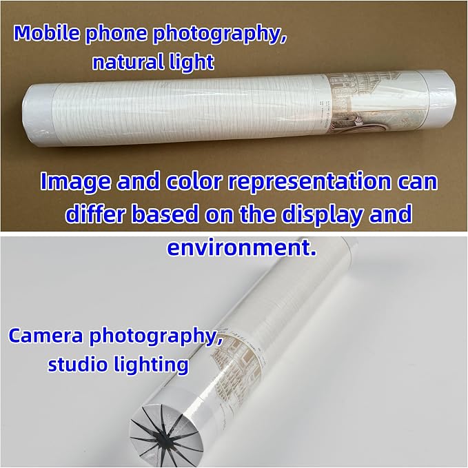 Haimin Grasscloth Wallpaper Peel and Stick 20.9in X 393in Fabric Contact Paper - Image 3