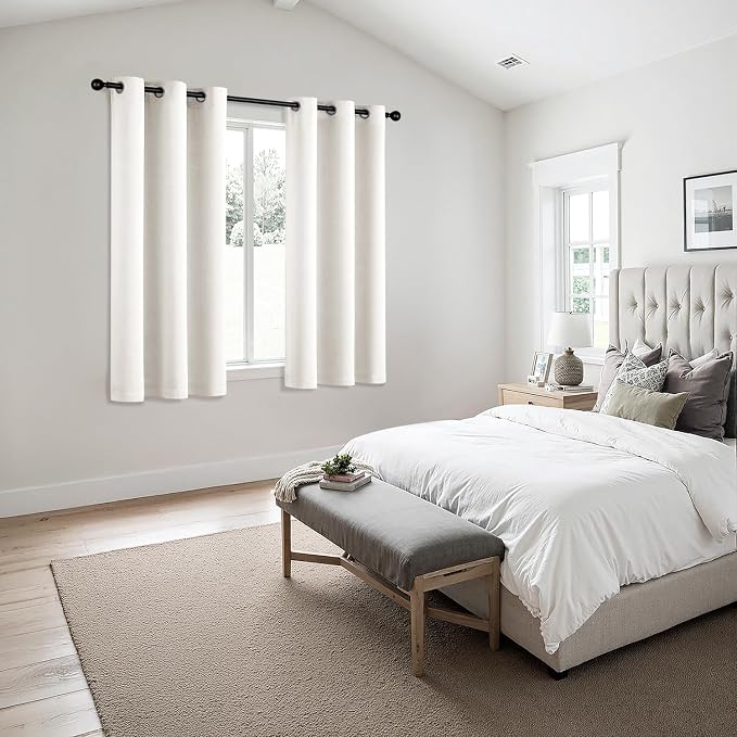 MIULEE Blackout Curtains for Bedroom Living Room 2 Panels, Thermal Insulated - Image 6