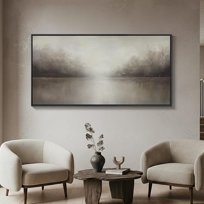 Framed Abstract Landscape Wall Art - Image 8