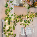 suddus Vines with Fairy Lights Battery & USB Powered Operated, 33ft 100 LED by SUDDUS