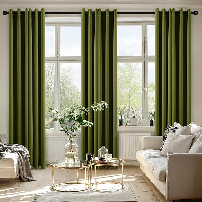 MIULEE Blackout Curtains for Bedroom Living Room 2 Panels, Thermal Insulated - Image 6