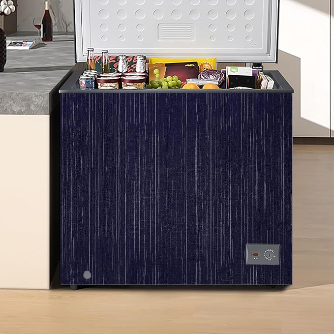 Navy Blue Grasscloth Peel and Stick Wallpaper Textured Contact Paper 15.7" X - Image 4
