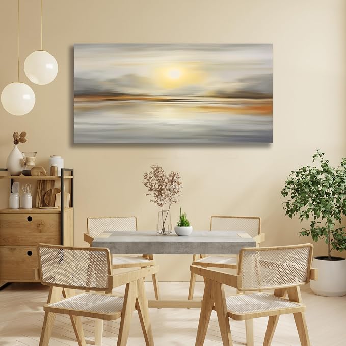 VHMING Abstract Canvas Wall Art Seascape Canvas Printing Abstract Art Wall - Image 2