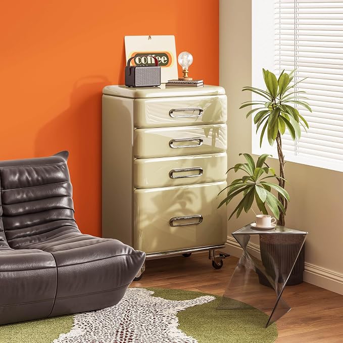 Dimoon 118''x17.7'' Orange Peel and Stick Wallpaper Contact Paper Modern Self - Image 3