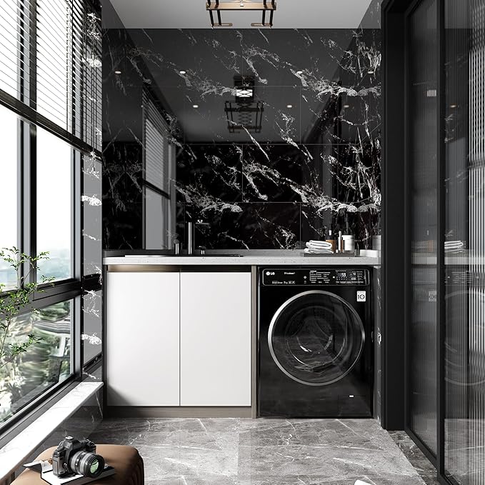 Haimin Wall Panels Peel and Stick 20 Pieces 23.6x11.8in Lightweight Backsplash - Image 3