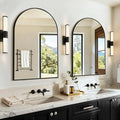 Vanity Bathroom Mirror for Wall, 2 Pack 30"x20" Arched Bathroom Mirror for Over by LawadaMirror