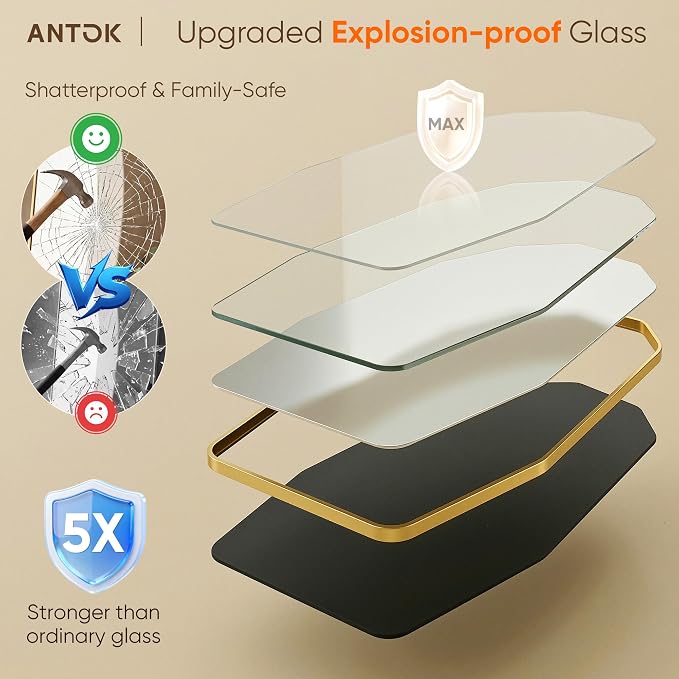 Antok Full Length Mirror, Free Standing Wall Mounted or Leaning Full Body Mirror - Image 5