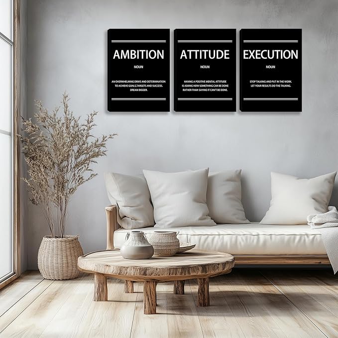 Motivational Wall Decor Paintings Inspirational Office Wall Decor Posters - Image 6