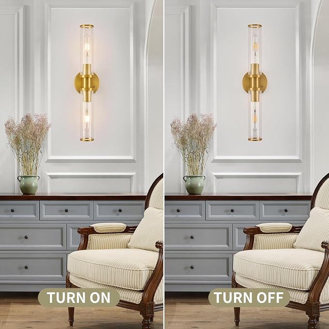 Wireless Wall Sconces with Remote Control, Battery Operated Wall Sconce Set of - Image 7