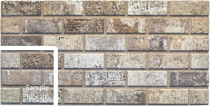 Dundee Deco 3D Wall Panels Faux Brick by DundeeDeco