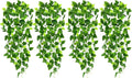 CEWOR 4pcs Artificial Hanging Plants 2.9ft Fake Ivy Vine Fake Ivy Leaves by CEWOR