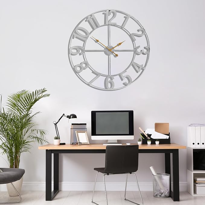 Sorbus Large Wall Clock for Living Room Decor - Image 8