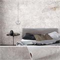VEELIKE Neutral Concrete Wallpaper Peel and Stick Boho Aesthetic Wallpaper by VEELIKE