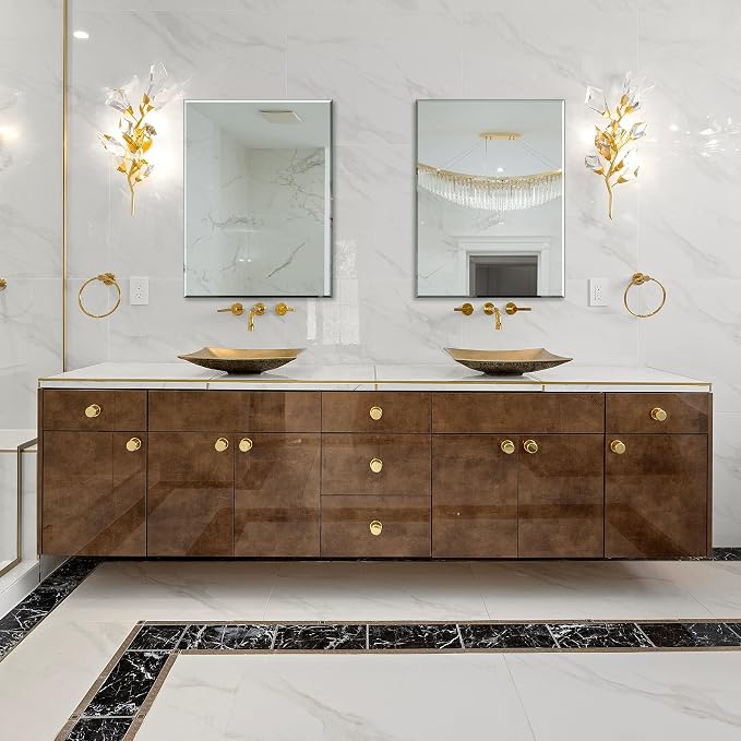Ruomeng Wall Mirror Bathroom Mirrors - Image 8
