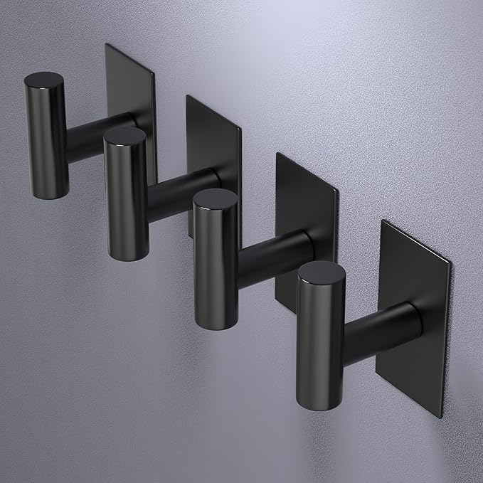 VAEHOLD Wall Towel Hooks, Heavy Duty Sticky Holder Waterproof Towel Hooks - Image 4