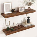 Floating Shelves for Wall 24 inch Long, Engineered Wood Wall Shelves by Venusmiles