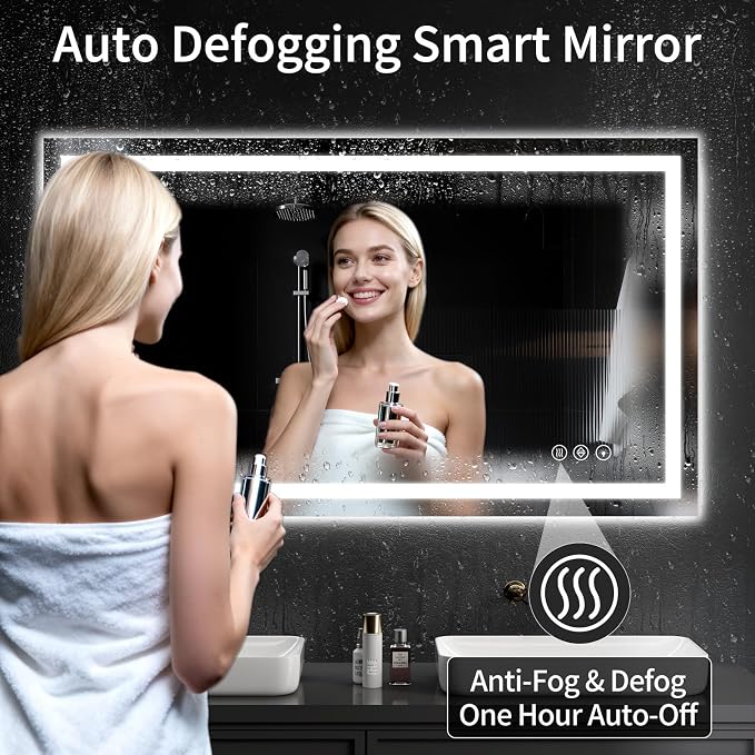 30"x48" LED Bathroom Mirror - Image 3