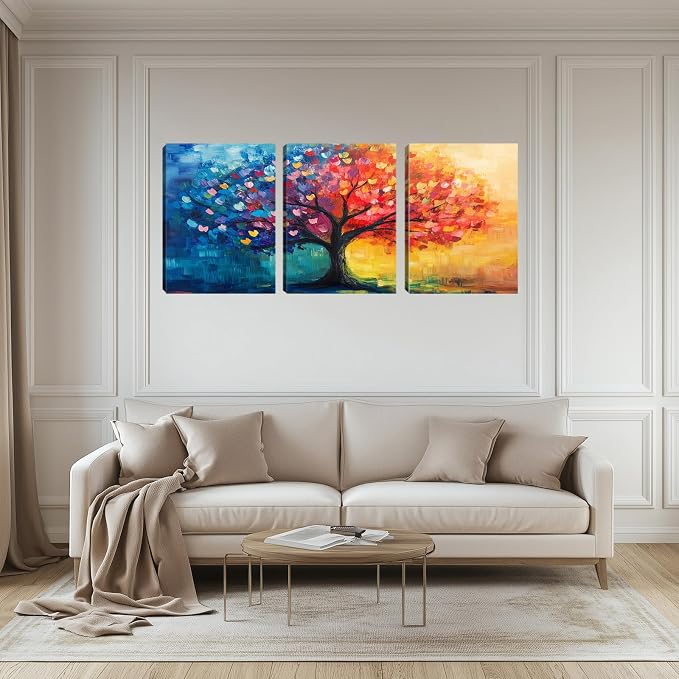 Kuiluuye 3 Pieces Sun Sbstract Wall Decor Motivational Office Wall Decor - Image 2