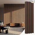 Wood Slat Acoustic Panels, 4 Pack 94.5"x7.9" 3D Wall Panels, Modern Fluted by TREKATLAUTO