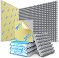12 Pack Pyramid Sound Proof Foam Panels by Unknown