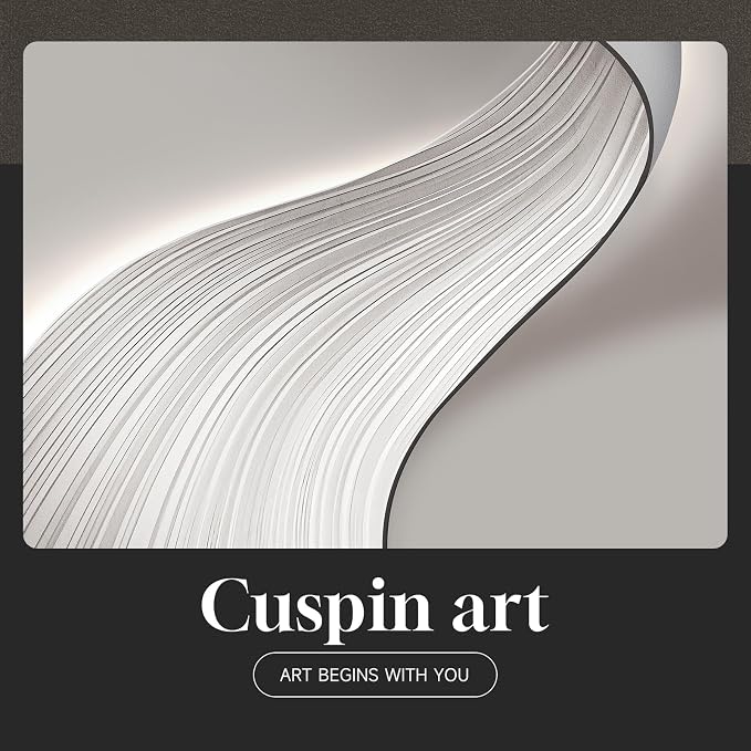 Large Framed Modern Abstract Wall Art, 3 Piece Minimalist Bright Style Prints - Image 8