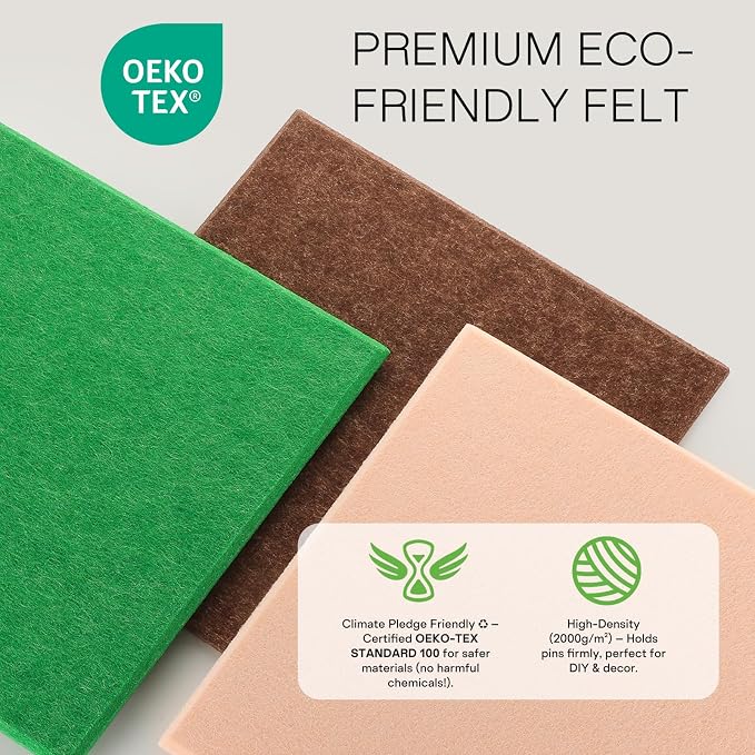 MaxGear Large Cork Board for Wall 36" x 24", Emerald Green Bulletin Board - Image 2