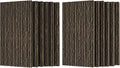 3D Faux Stone Wall Panels, Lightweight & Waterproof Accent Marble Flowing Stone by Gahowlen