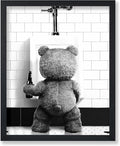 Poster Master Funny Teddy Bear Print by PosterMaster