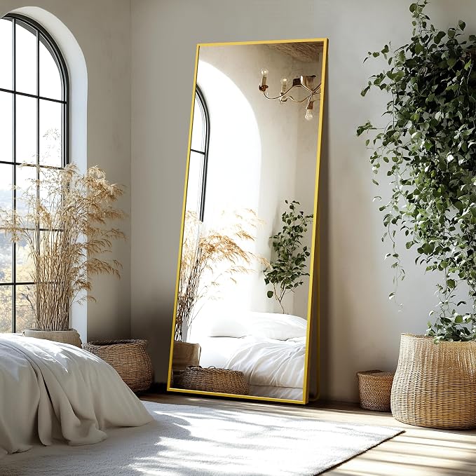Delma Full Length Standing Mirror, Large Floor Mirror - Image 4