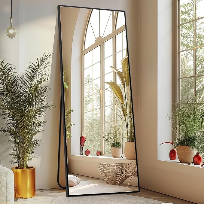 Sweetcrispy 64"x21" Full Length Mirror, Leaning or Standing Full Body Mirror by Sweetcrispy