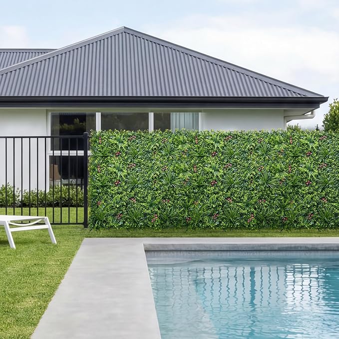 VEVOR Artificial Plant Wall, Fake Grass Wall Screen - Image 8