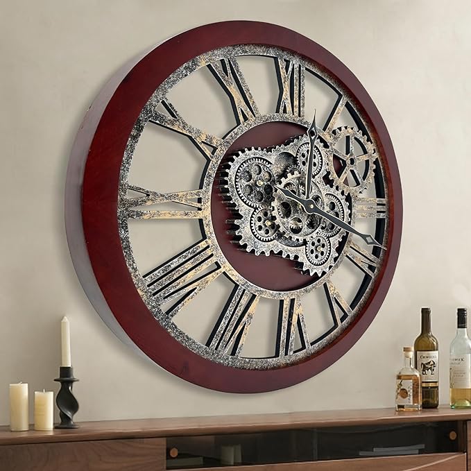 HOIBAI Large Wall Clock, 18 Inch Wall Clocks - Image 2