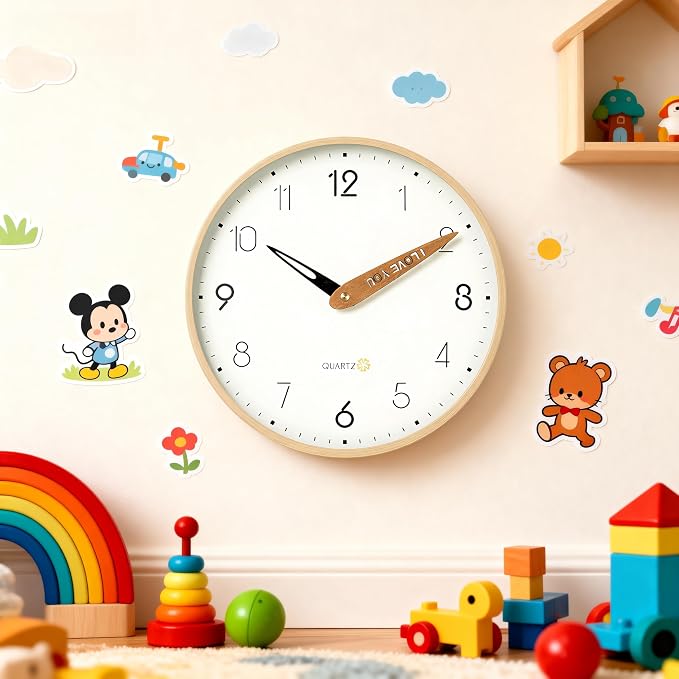 Topkey 12 Inch Silent Wall Clock - Image 4