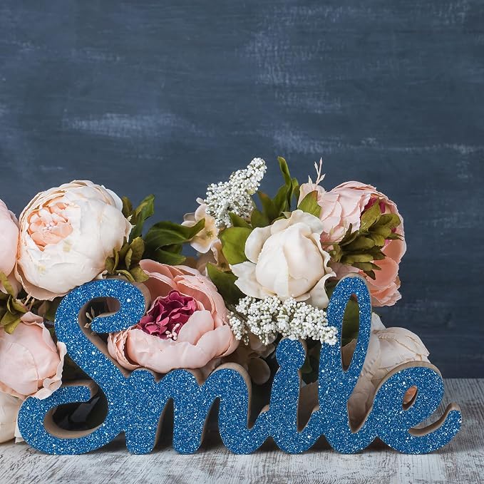 CRE8TIVE Blue Glitter Wallpaper Border Peel and Stick Wall Border Decorative - Image 7