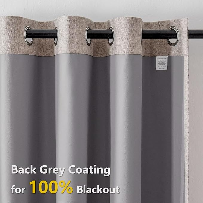 IGEMAEVE 100% Blackout Curtains - Image 3