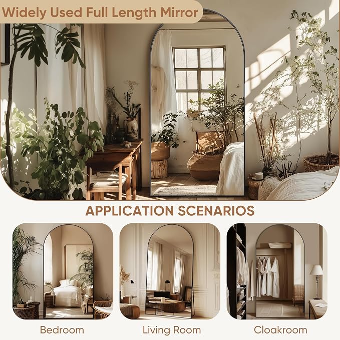 Full Length Mirror, Tall Mirrors Body Floor Mirror - Image 5