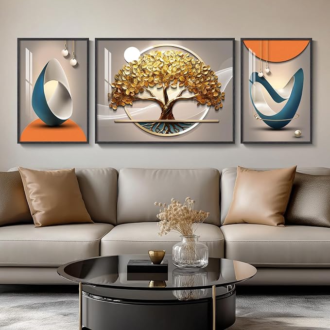 Large Framed Modern Luxury Large Wall Art by Cuspin