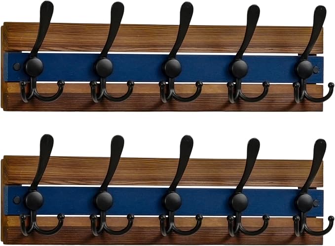 SKOLOO Rustic Wall Mounted Coat Rack by SKOLOO