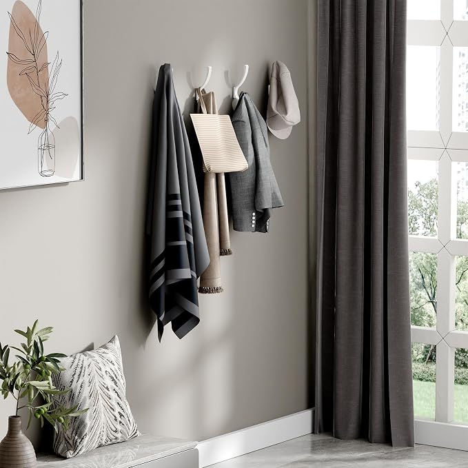saffruff Wall Mount Coat Hooks, Heavy Duty Metal Hooks - Image 7
