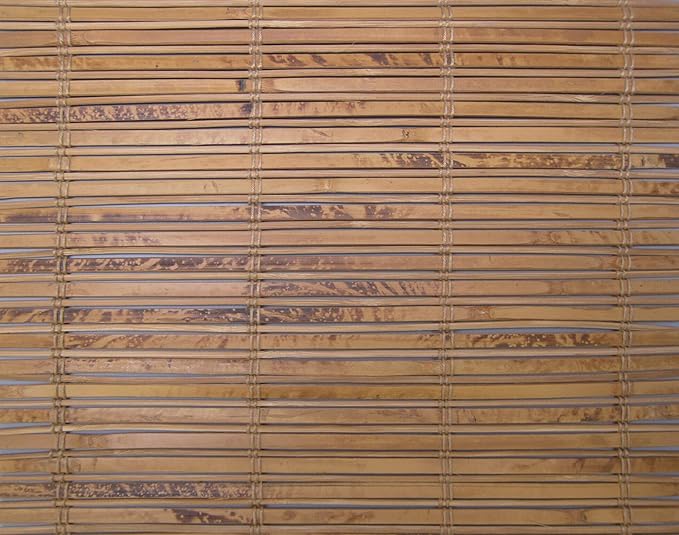 Cordless Woven Wood Roman Shades, 64W x 48H, Winthrop Camel, Sizes 20-72 Wide - Image 7