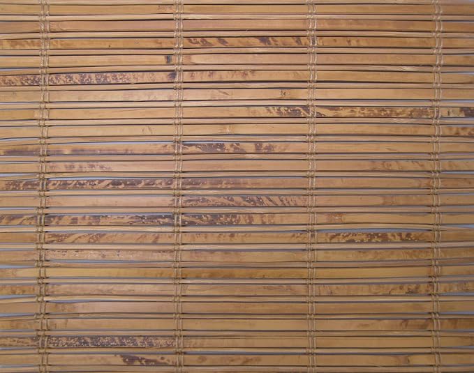 Cordless Woven Wood Roman Shades, 51W x 60H, Winthrop Camel, Sizes 20-72 Wide - Image 7