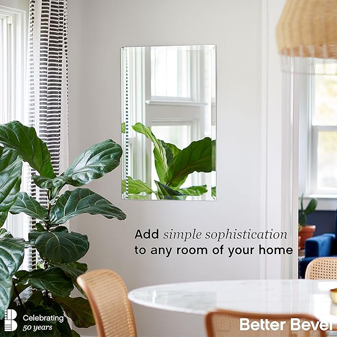 Better Bevel Frameless Square Mirror - Image 2