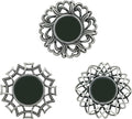 Retro Silver Mirrors for Wall Pack of 3. Round Mirrors. Decorative by MCCxxii