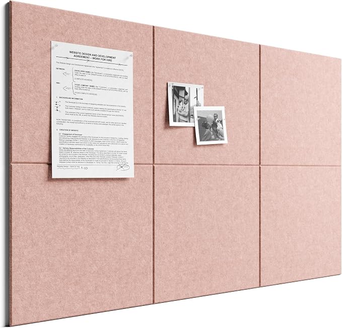 Bumusty Large Cork Board 36" x 24" Alternative by BUMUSTY