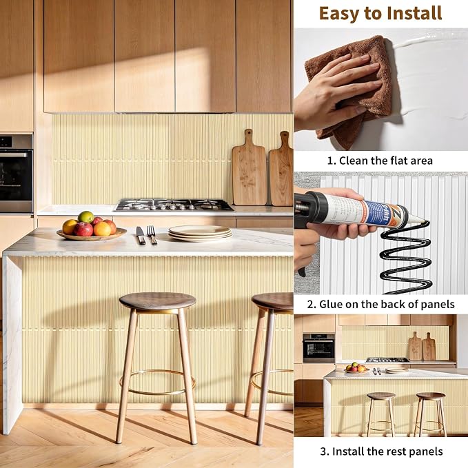 RITOLLO 16-Pack PVC Slat Wall Panels - Image 6